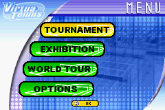 Virtua Tennis screenshot 4 for GameBoy Advance